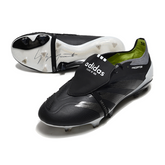 Chuteira Campo Adidas Predator 30 Elite Com Lingua FG Preta e Branca